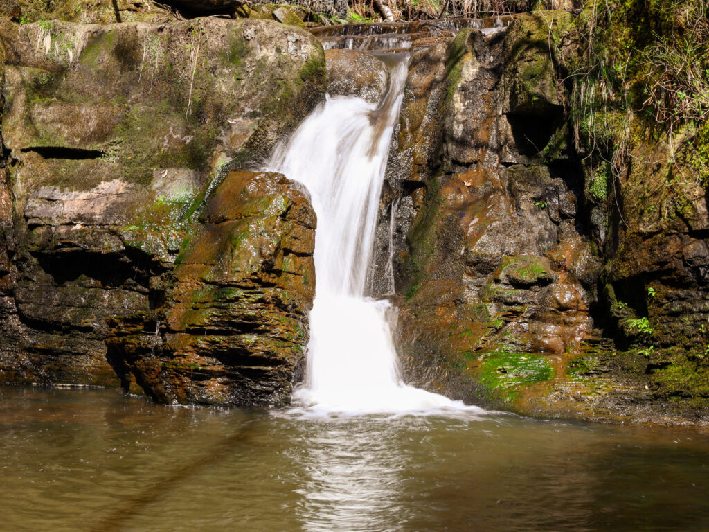 Hareshaw Linn Waterfall