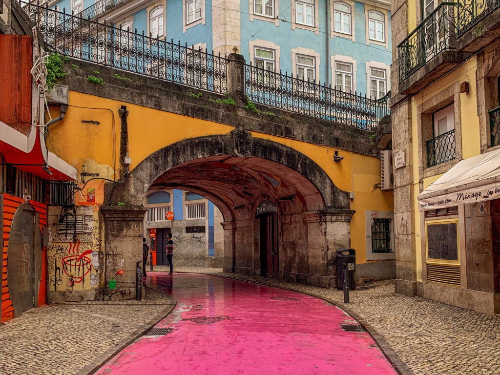 Pink Street, Lisbon